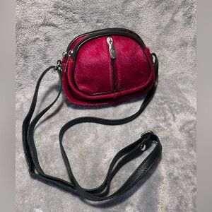 Valentina Genuine Pony Hair Crossbody Bag